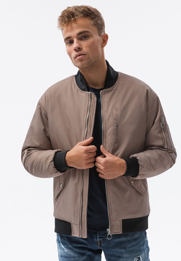 Bomberjacke - beige