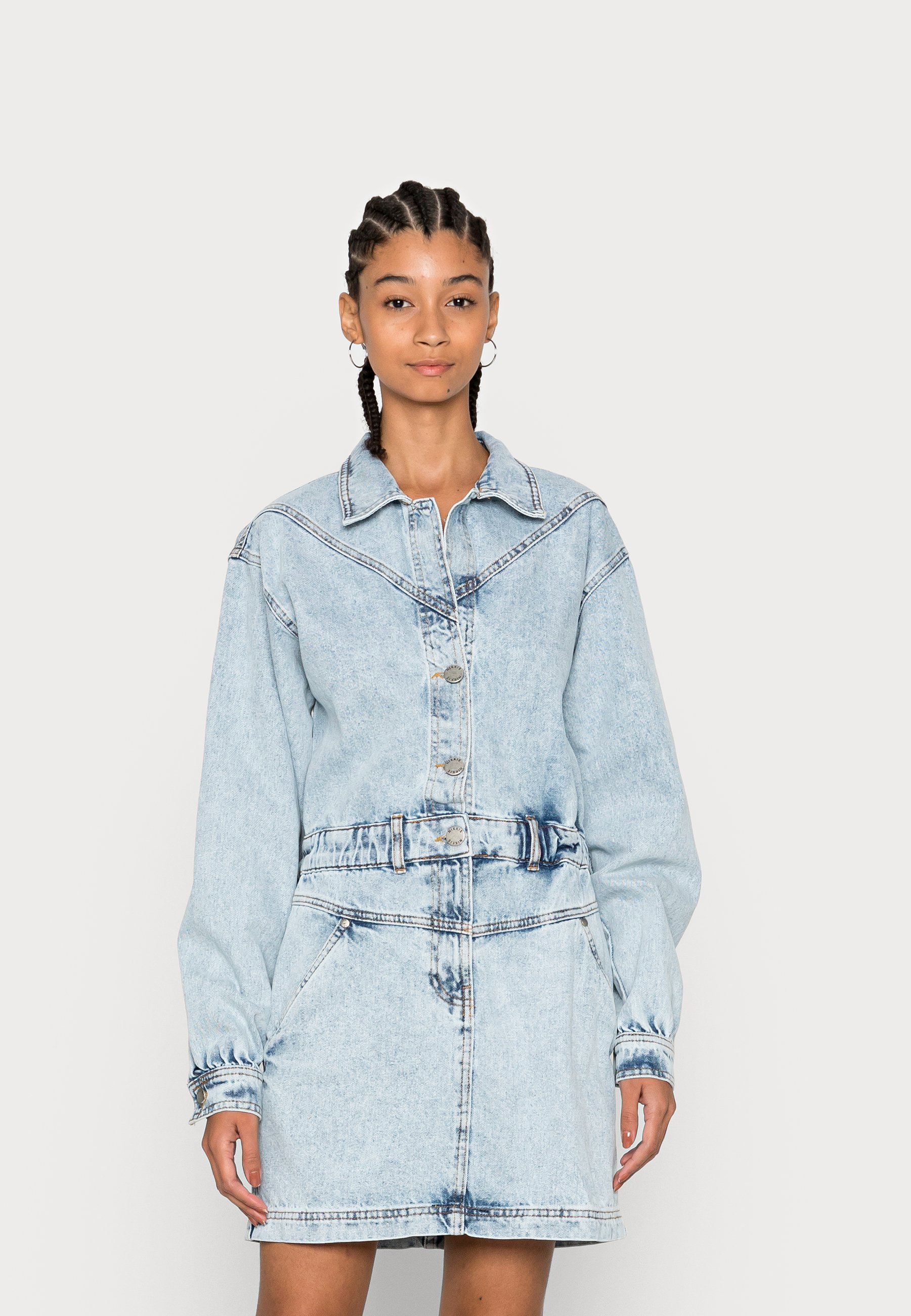 NIKKIE BIBI DRESS - Denim dress - blue denim - Zalando.de