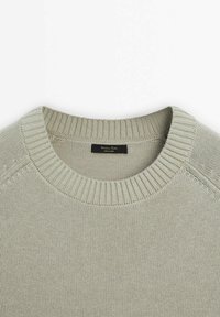 Massimo Dutti T-shirt basic - light green