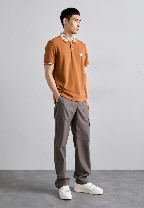 Polo shirt - cognac4
