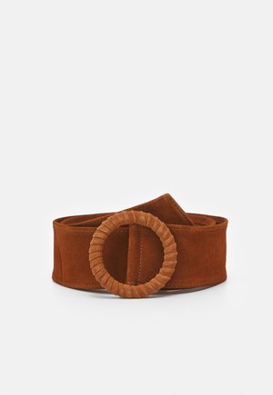 LEATHER - Pásek - cognac