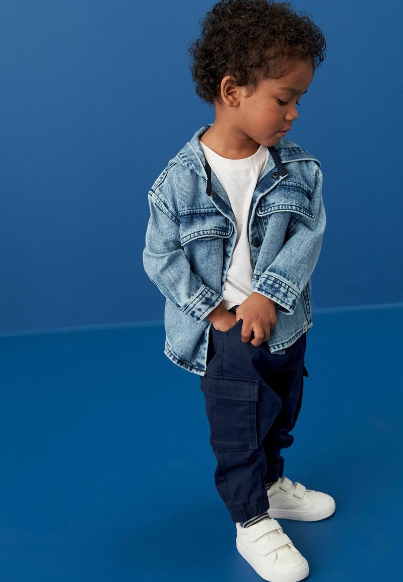 Next - HOODED  REGULAR FIT - Veste en jean - blue, Agrandir