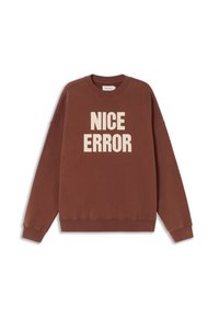 Thinking Mu NICE ERROR - Mikina - brown