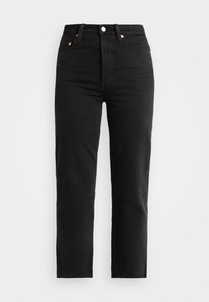 RIBCAGE STRAIGHT ANKLE - Straight leg jeans - black heart