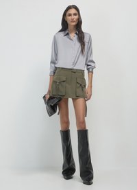 Calliope A-Linien-Rock - var verde militare scuro