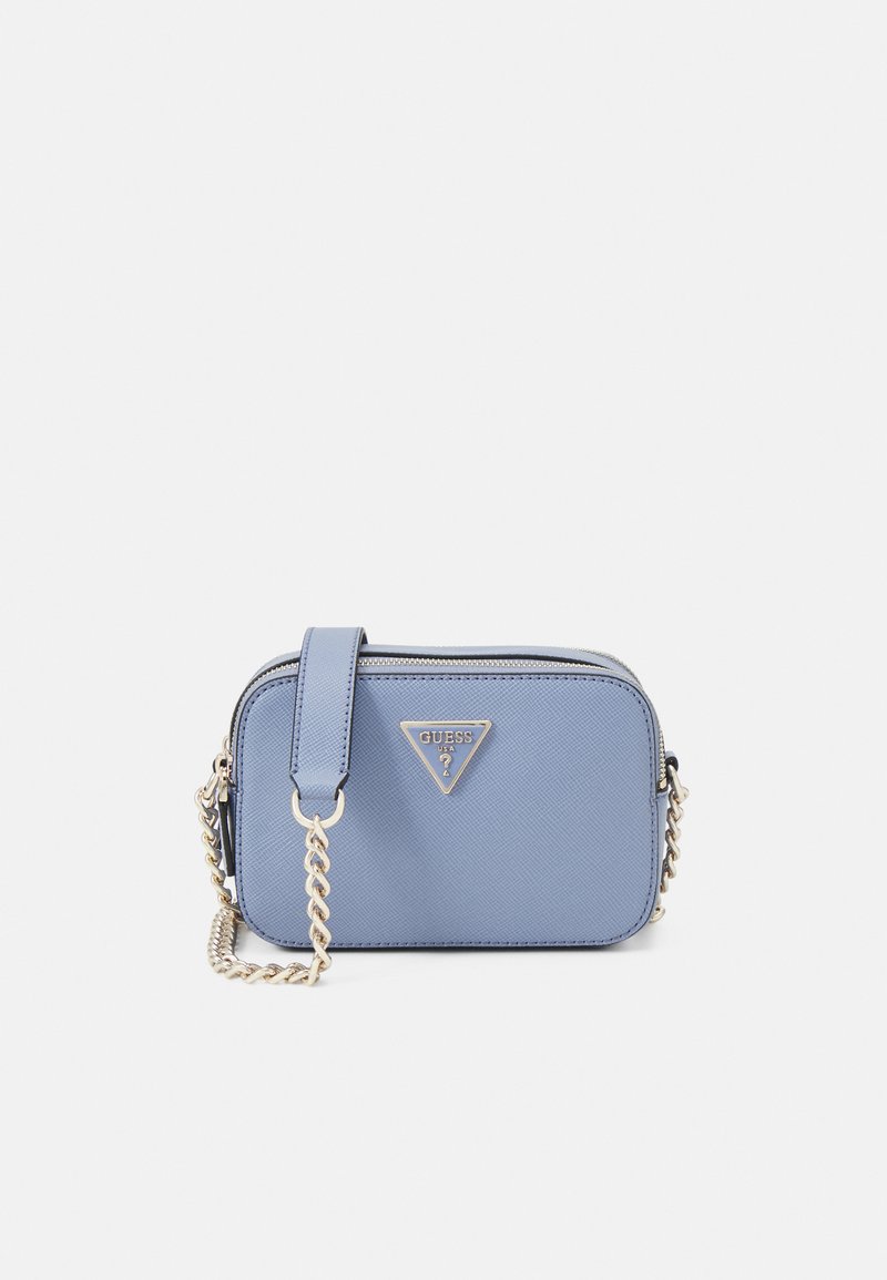 Guess NOELLE CROSSBODY CAMERA Across body bag wisteria/light blue