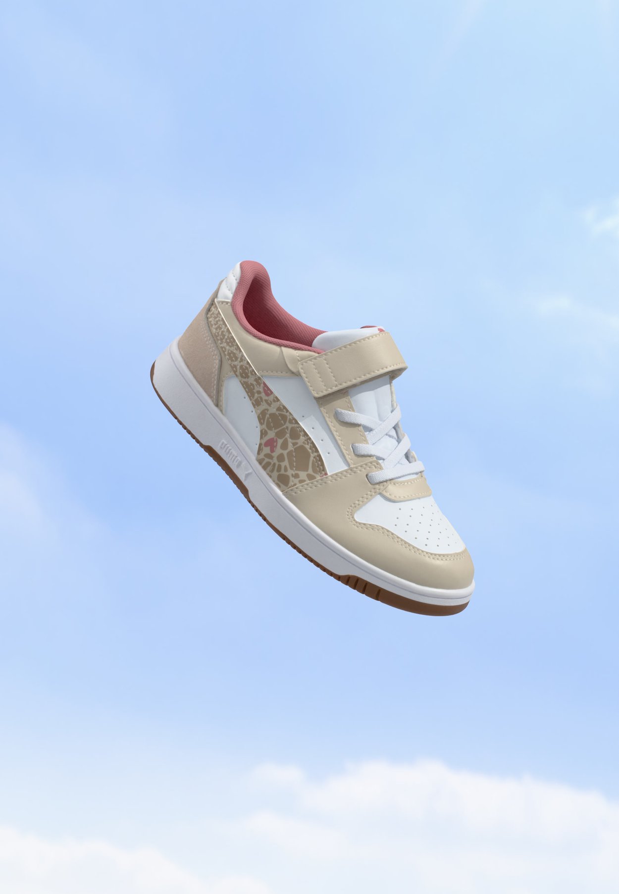 PUMA REBOUND SLAM SAFARI UNISEX - Trainers - silver-coloured fog/birch/white