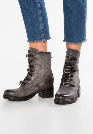 Bottines de cowboy / motard - grey