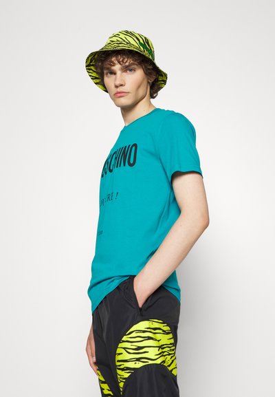 MOSCHINO T-shirt estampada - turquoise