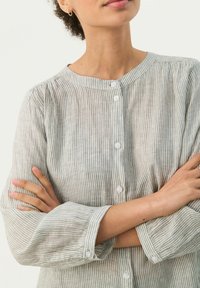 Part Two PERSILLESPW SH - Button-down blouse - agave green stripe