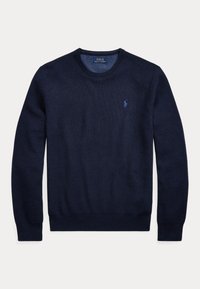 KNIT COTTON CREWNECK SWEATER - Trui - navy heather