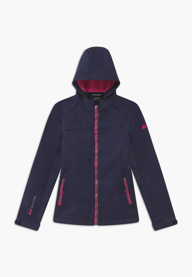 LYNGE GRLS - Soft shell jacket - dunkelnavy