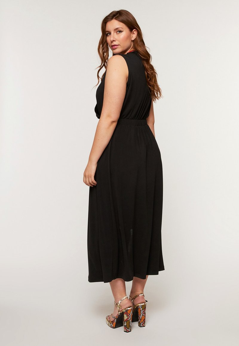 Damen Freizeitkleider | Fiorella Rubino Maxikleid nero/schwarz - QX17669 Damen Freizeitkleider | Fiorella Rubino Maxikleid nero/schwarz - QX17669
