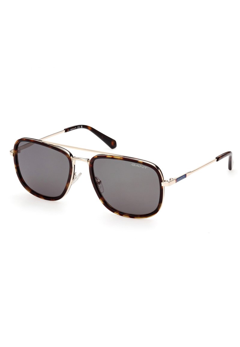 GANT UOMO NAVIGATOR - Sunglasses - dunkler havanna