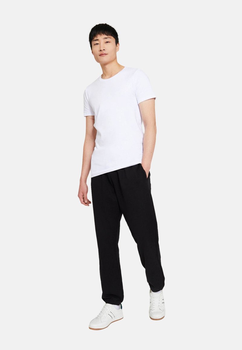 Pantalon de plage en double gaze de coton BIO GOTS NOIR pour femme