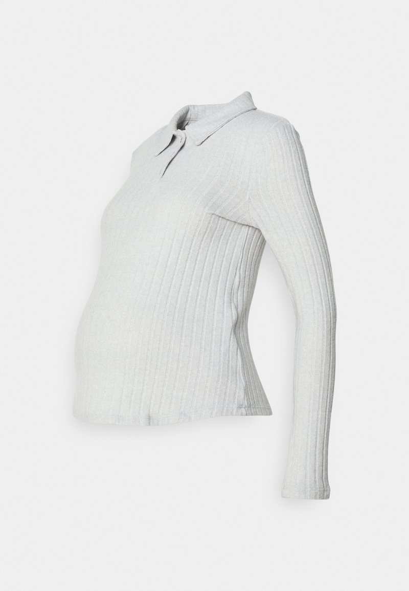 Anna Field MAMA Poloshirt lichtgrijs gemêleerd Anna Field MAMA Poloshirt lichtgrijs gemêleerd