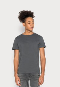 Replay CREW TEE 3 PACK - T-shirt básica - hazelnut/ smoke grey/ black