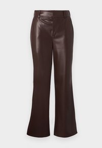 ONLSMOOTH WIDE PANT - Pantaloni - seal brown