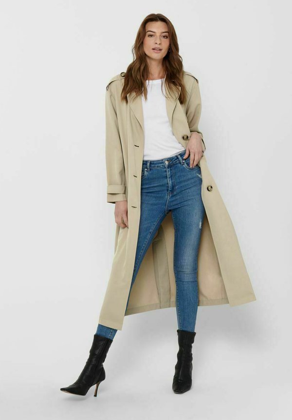 EXTRALANGER  - Trenchcoat - humus