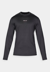 GIULIO - Tops ar garām piedurknēm - black