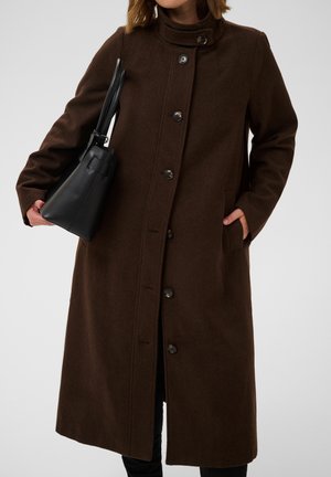 Kaffe Curve, KCNANNY BUTTON - Manteau classique - chocolate brown