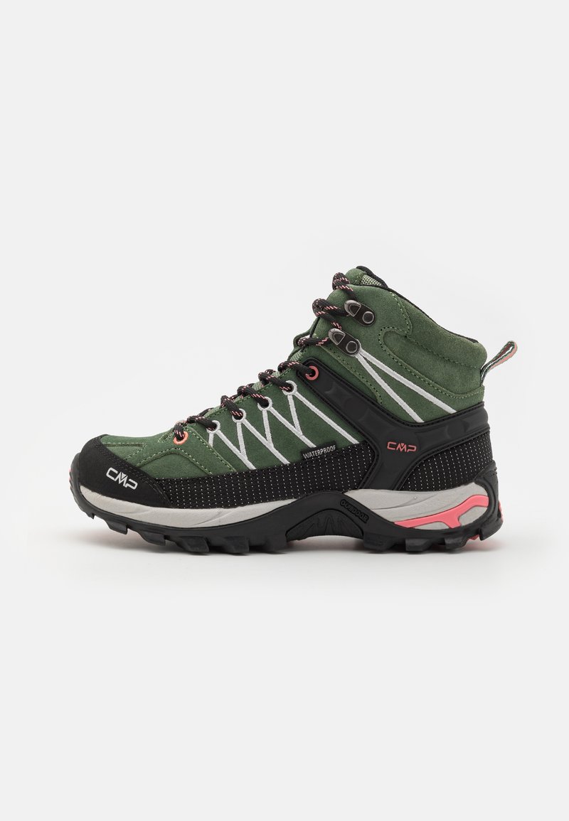 CMP RIGEL MID TREKKING - Hiking shoes - salvia/stone