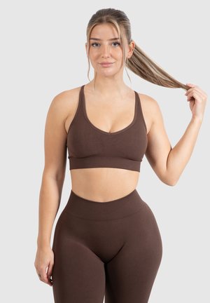 Smilodox CETRINA SEAMLESS BRA SPORT - Urheiluliivit: kevyt tuki - braun