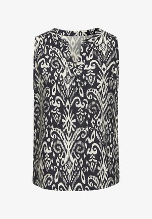 Palaidinė - navy beige bedruckt