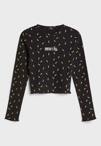 Bershka Stickad tröja - black