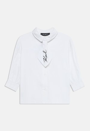 KARL LAGERFELD KIDS, LONG SLEEVED SHIRT - Chemisier - white