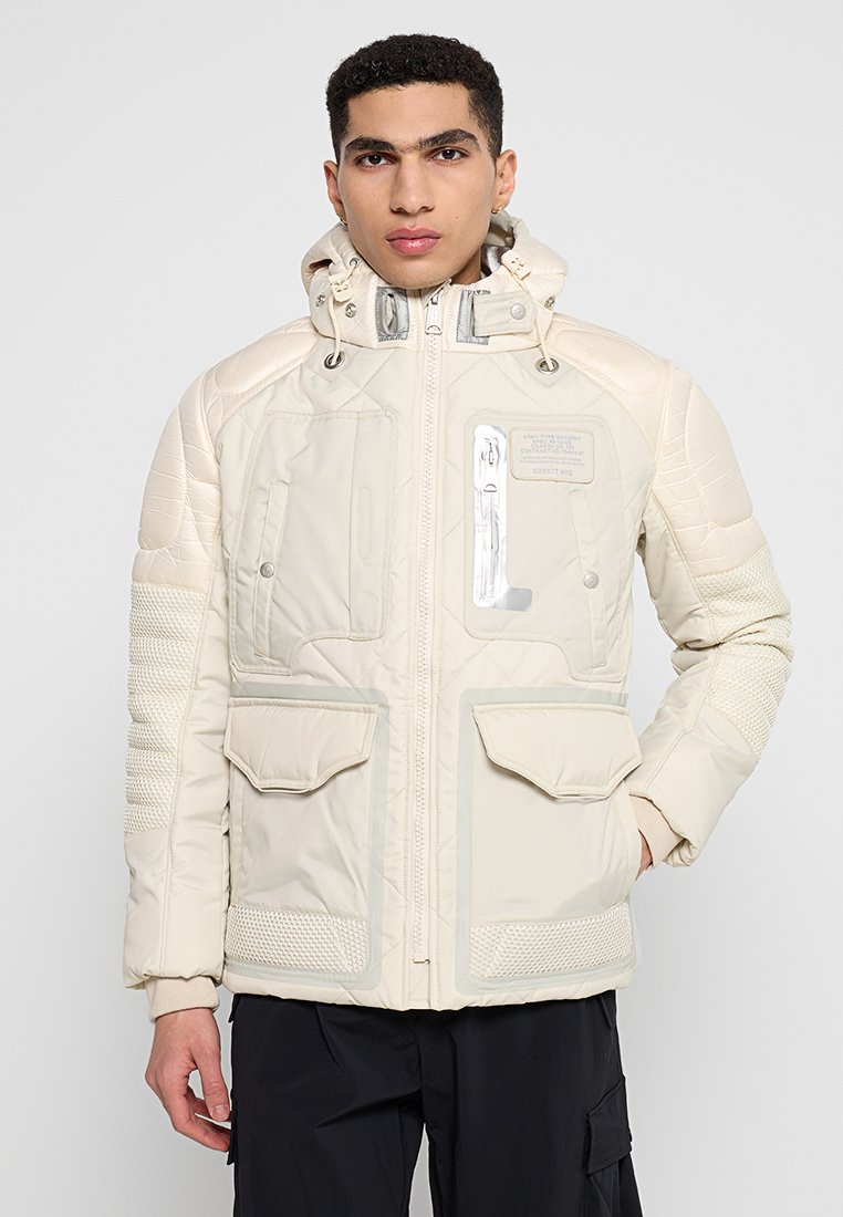 Schott Winterjas crème