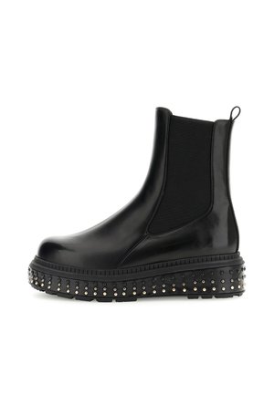 Stivaletti con plateau - black