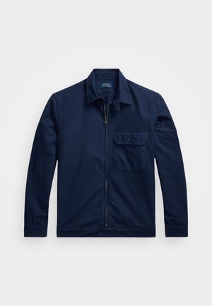 GARMENT DYED OXFORD OVERSHIRT - Letná bunda - spring navy