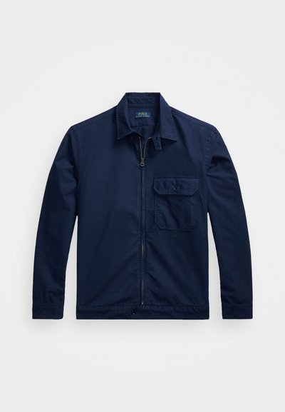 Polo Ralph Lauren GARMENT DYED OXFORD OVERSHIRT - Vasaras jaka - spring navy
