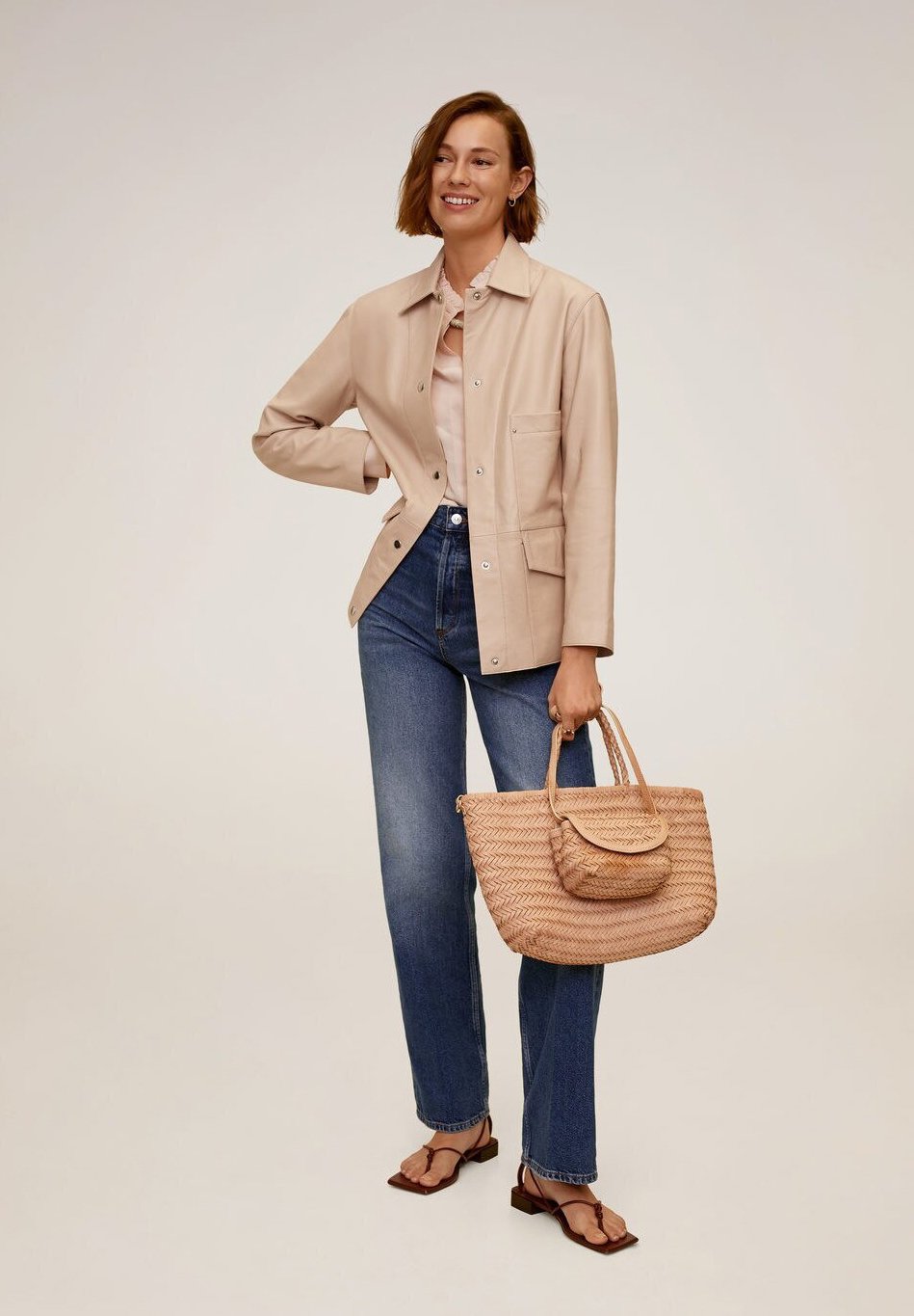 Mango ALEGRIA I Skinnjakke rosa Zalando.no Mango ALEGRIA I Skinnjakke rosa Zalando.no