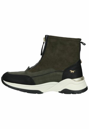 Mustang Keilstiefelette - military