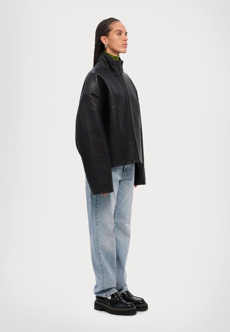 REMAIN BONDED JACKET - Giacca di pelle - black