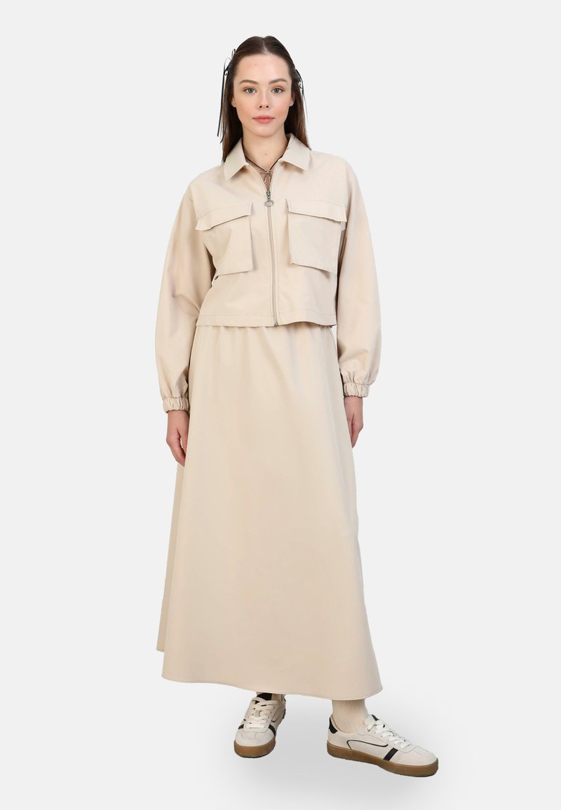 Modanisa BENIN SET - Veste légère - beige