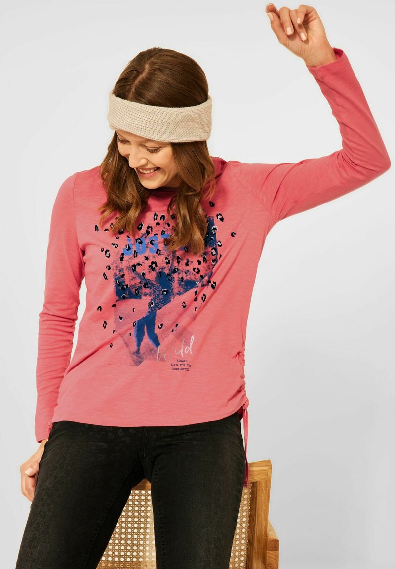 Damen T-Shirts | Cecil Langarmshirt rot - QI59494 Damen T-Shirts | Cecil Langarmshirt rot - QI59494