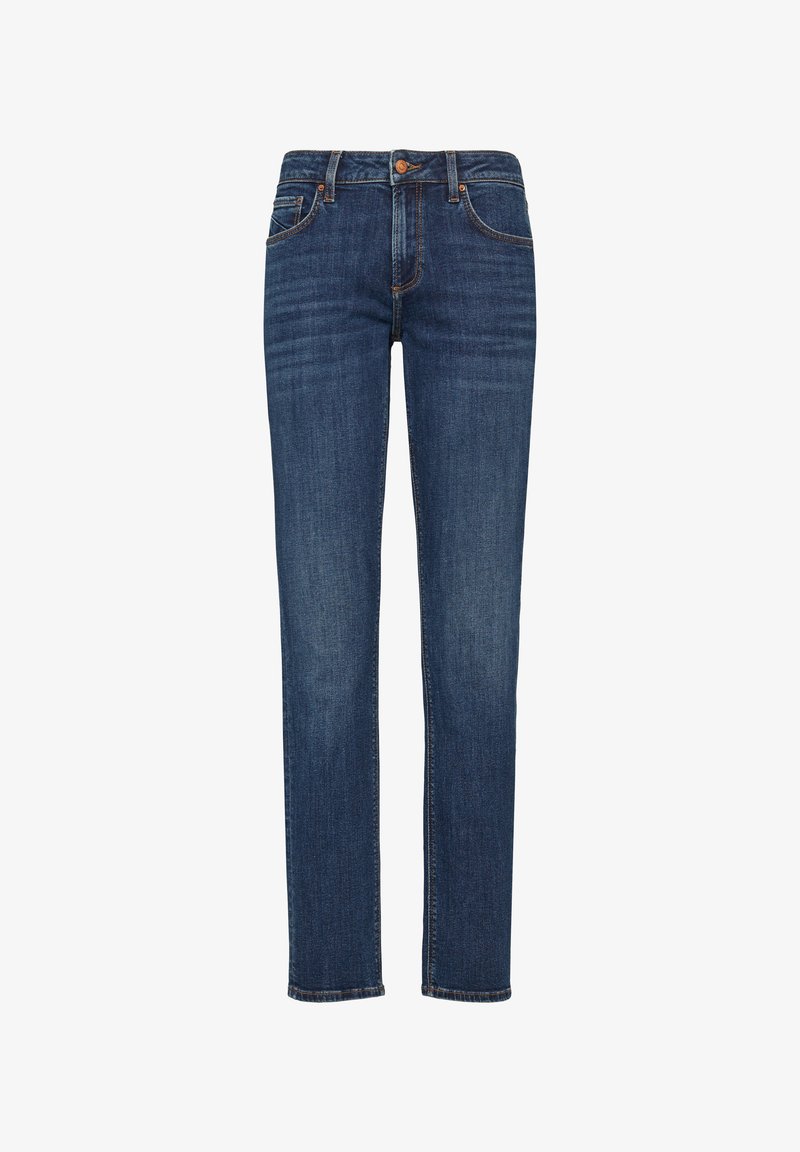 QS CATIE MID RISE Slim fit jeans blau/dark-blue denim Zalando