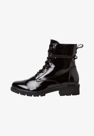 Tamaris, Bottines à lacets - mottled black