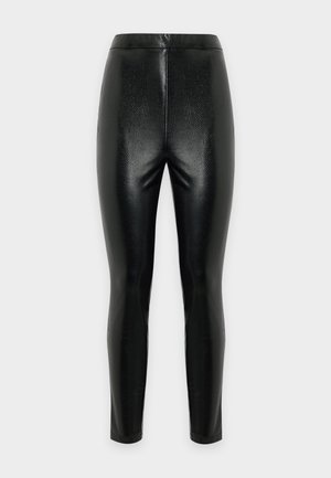 Anna Field by Zalando, SNAKE PU LEGGINGS - Leggings - black