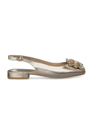 PLANO FLOR - Slingback ballerina´s - bronce