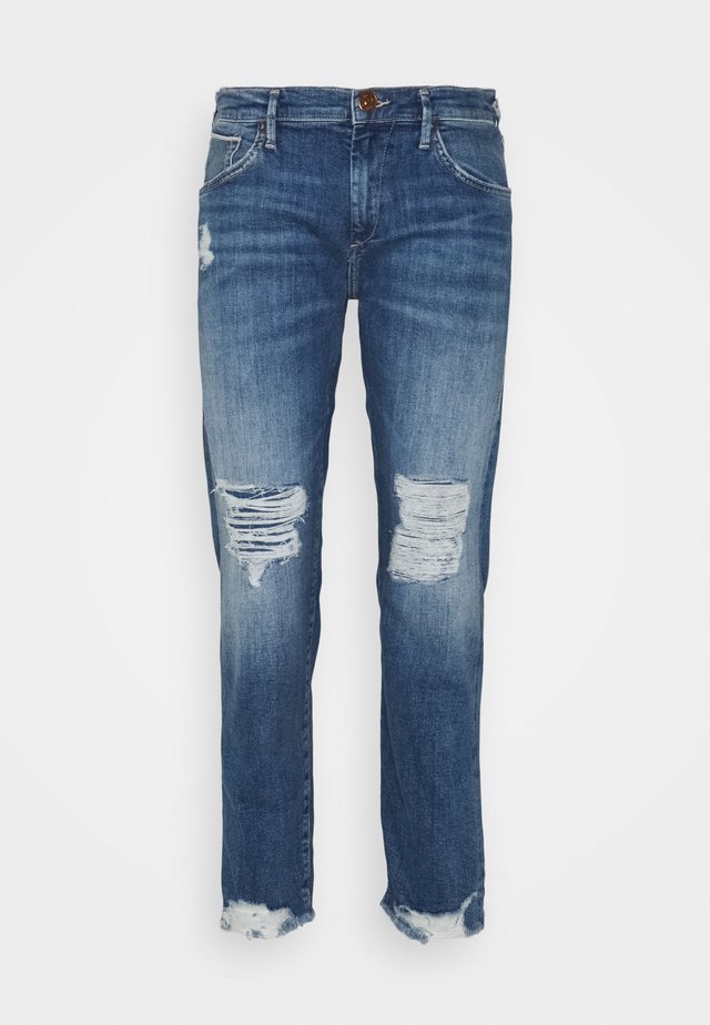 LIV BOYFRIEND ROSEGOLD SELVAGE - Jeans slim fit - blue denim