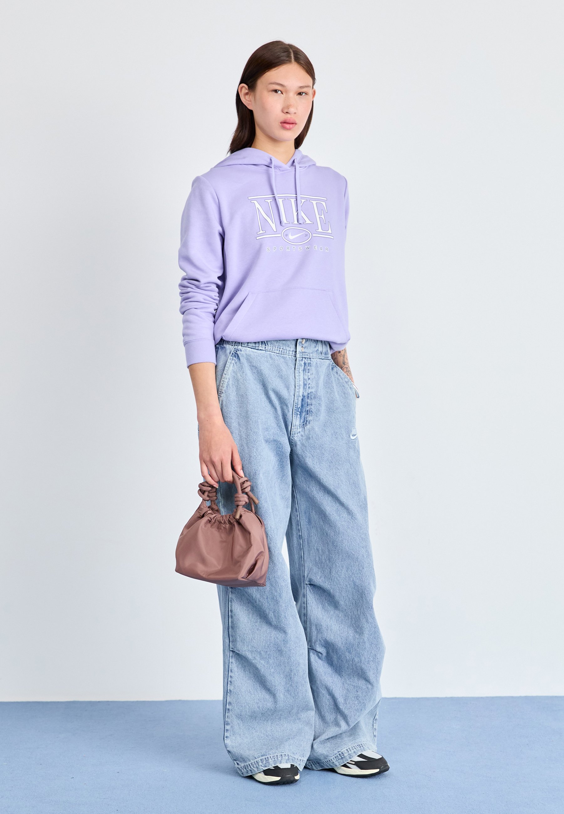 nike sportswear club fleece violet frost