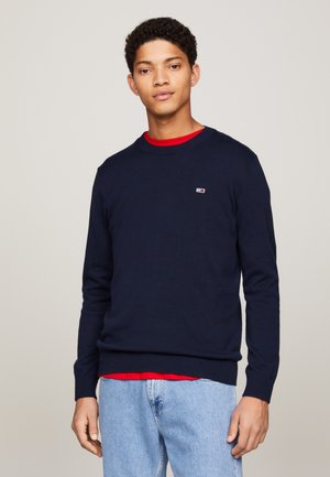 SLIM ESSENTIAL LIGHT SWEATER - Jumper - dark night navy