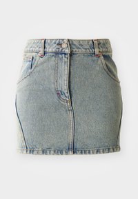 MOON LASER MINI SKIRT - Farmerszoknya - light beige