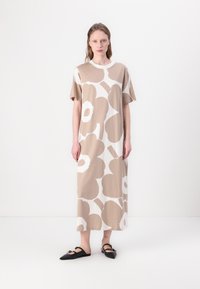 Marimekko PAHLO UNIKKO DRESS - Dzsörzéruha - beige