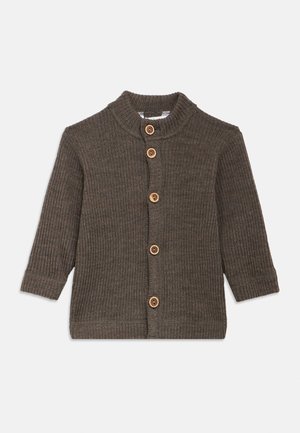 CARDIGAN UNISEX - Casaco de malha - brown melange