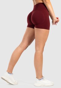 Smilodox ISSY SEAMLESS SCRUNCH  YOGA & PILATES - Tights - bordeaux